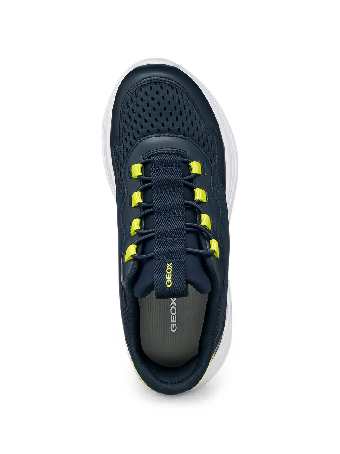 Слипоны Sprintye Fast с сетчатыми вставками Geox Kids, синий — фото 4