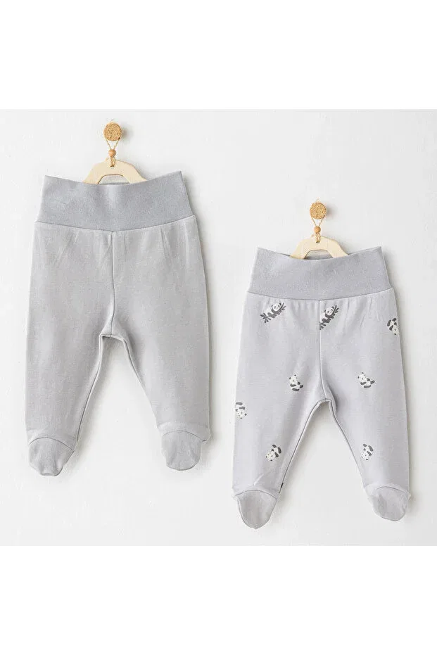 Детское боди-комбинезон с принтом Keep Smiling Andywawa, Grey