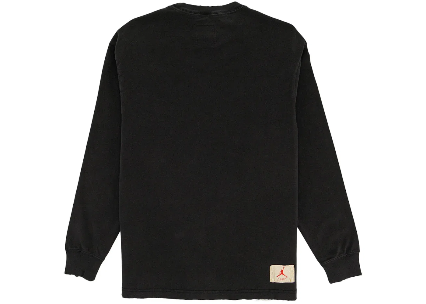 Мужская футболка с длинным рукавом Jordan x Union M J L S Tshirt Off Noir, Off Noir — фото 2