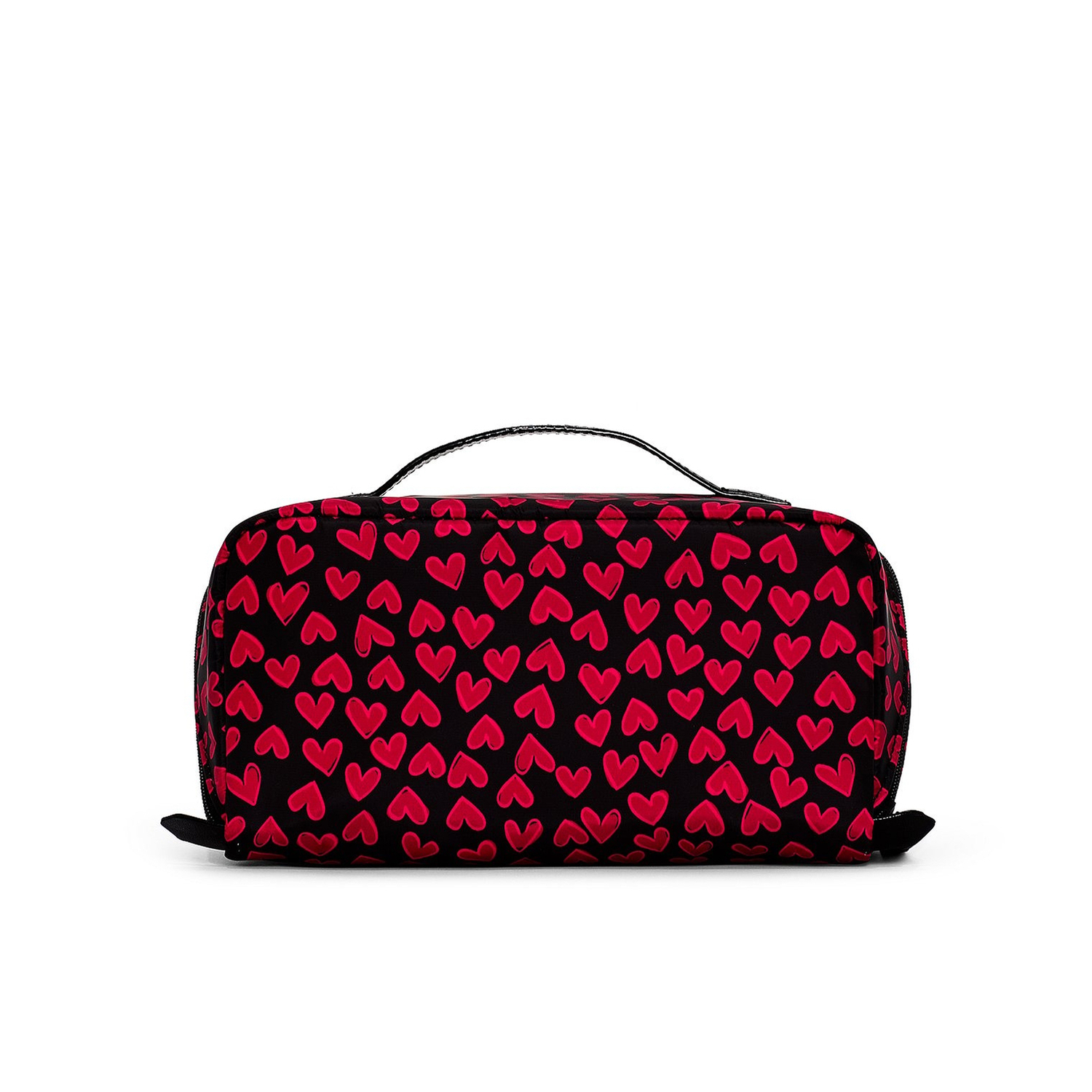 

Косметичка Victoria's Secret 3-Piece Expandable Travel, черный/красный