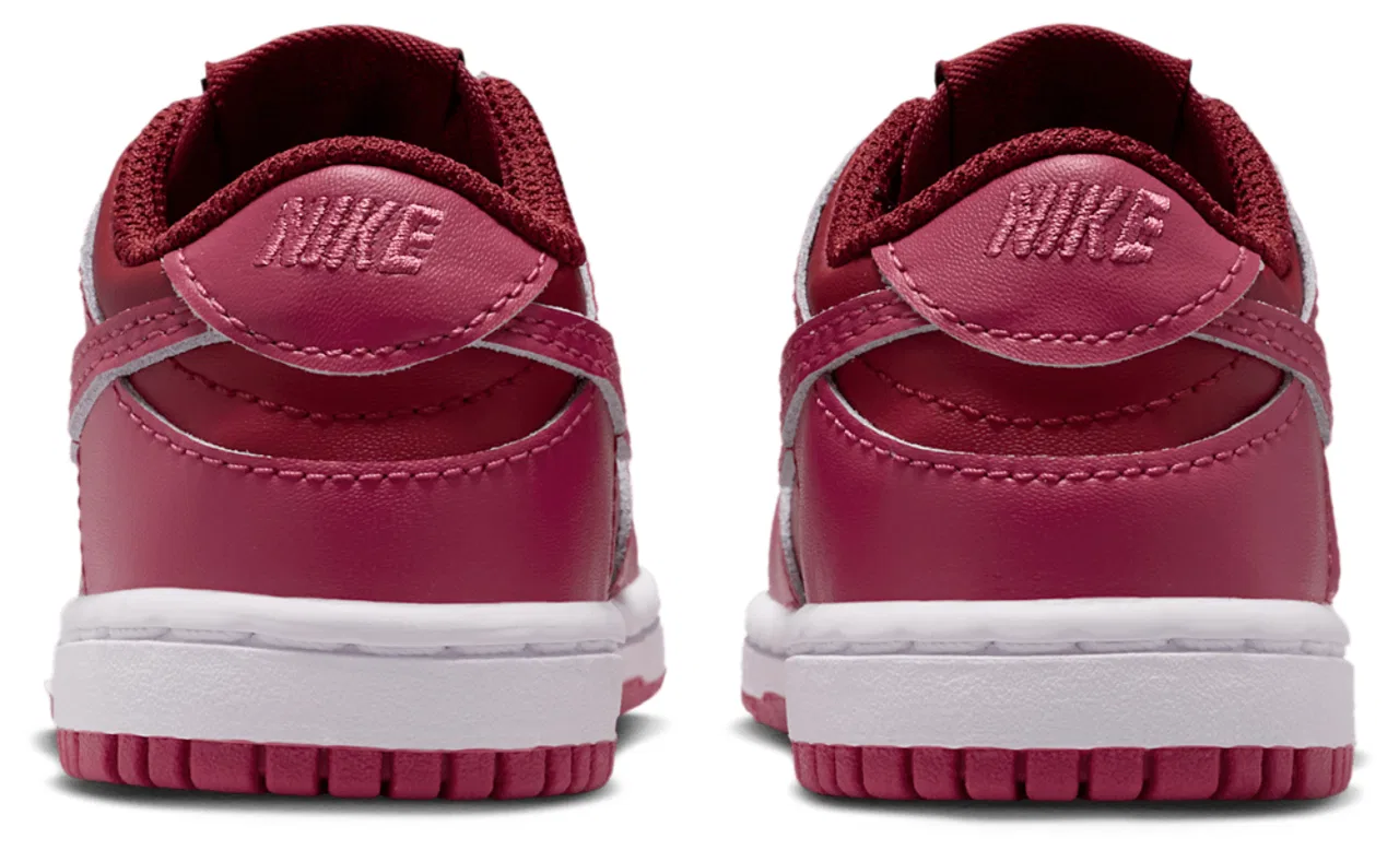 Кроссовки для мальчиков Dunk Low Nike, цвет Team Red/Sweet Beet/Sweet Beet — фото 3