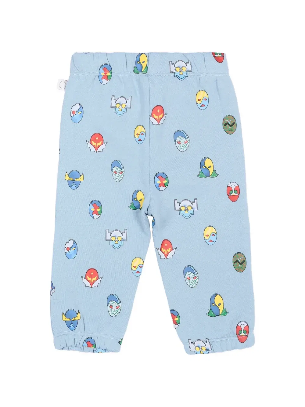 Спортивные брюки с принтом маски Stella Mccartney Kids, синий — фото 2