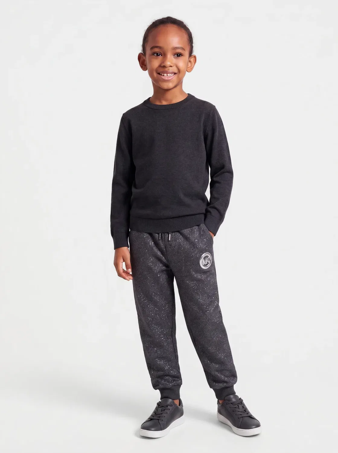Детские и подростковые спортивные штаны Michael Kors Kids, Grey Marl Medium