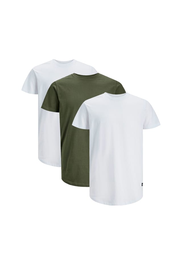 

Футболка 3 шт. в упаковке noa Jack & Jones, мультиколор