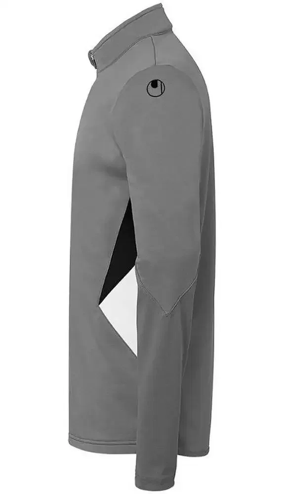 Куртка спортивная серая Equipe 29 1-4 Zip Top Uhlsport, серый — фото 3