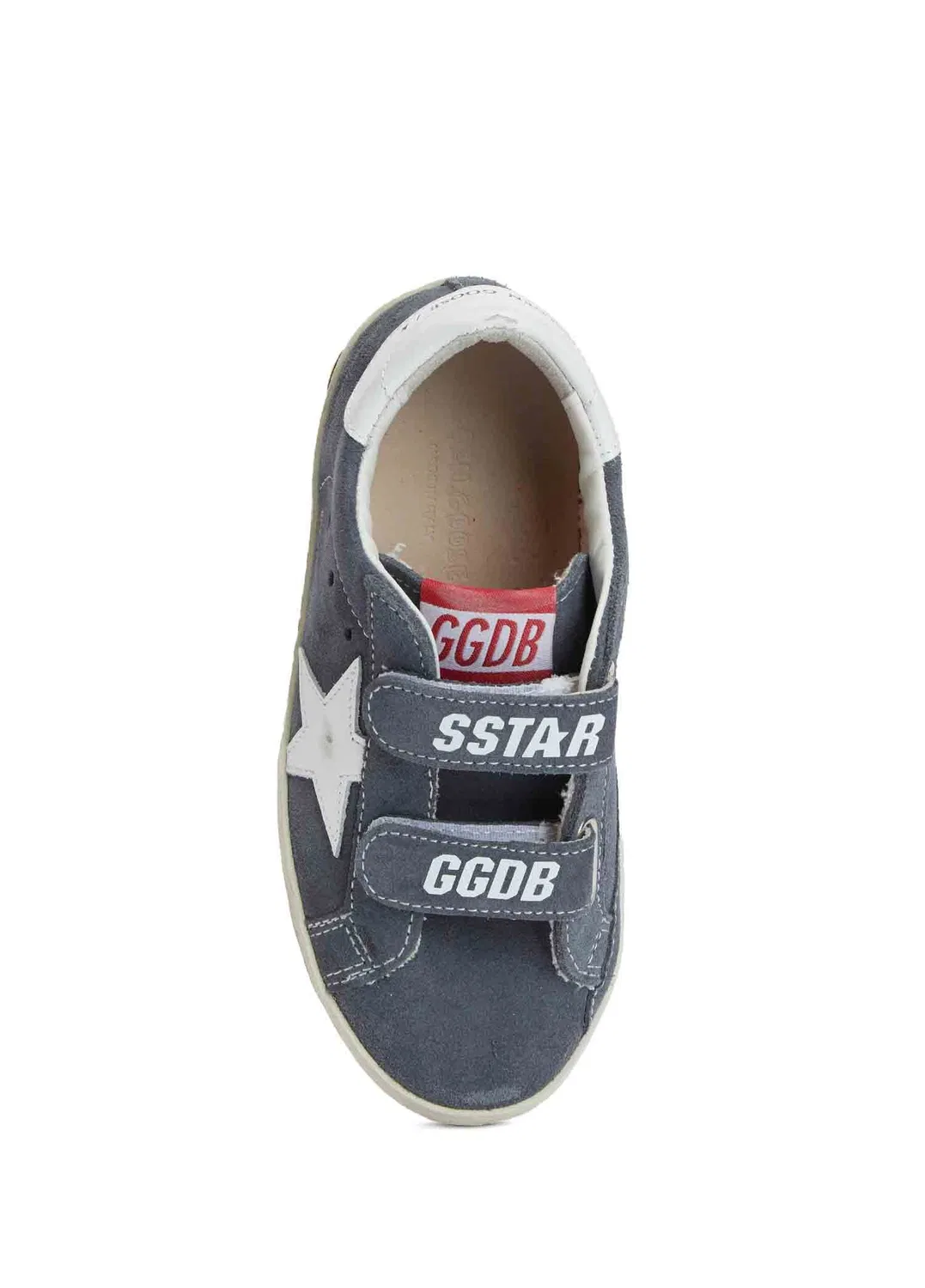 Кроссовки детские Golden Goose Old School, multi white — фото 4