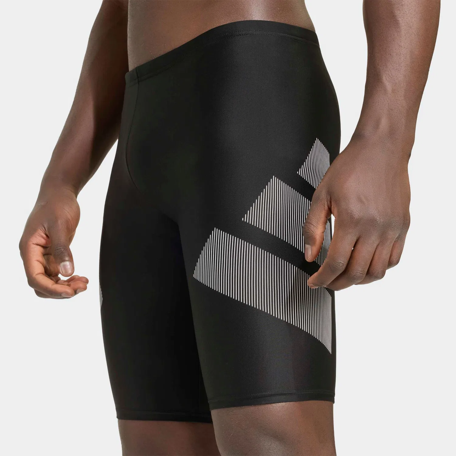 Мужские плавательные джаммер-шорты с логотипом Adidas Performance, Black — фото 4