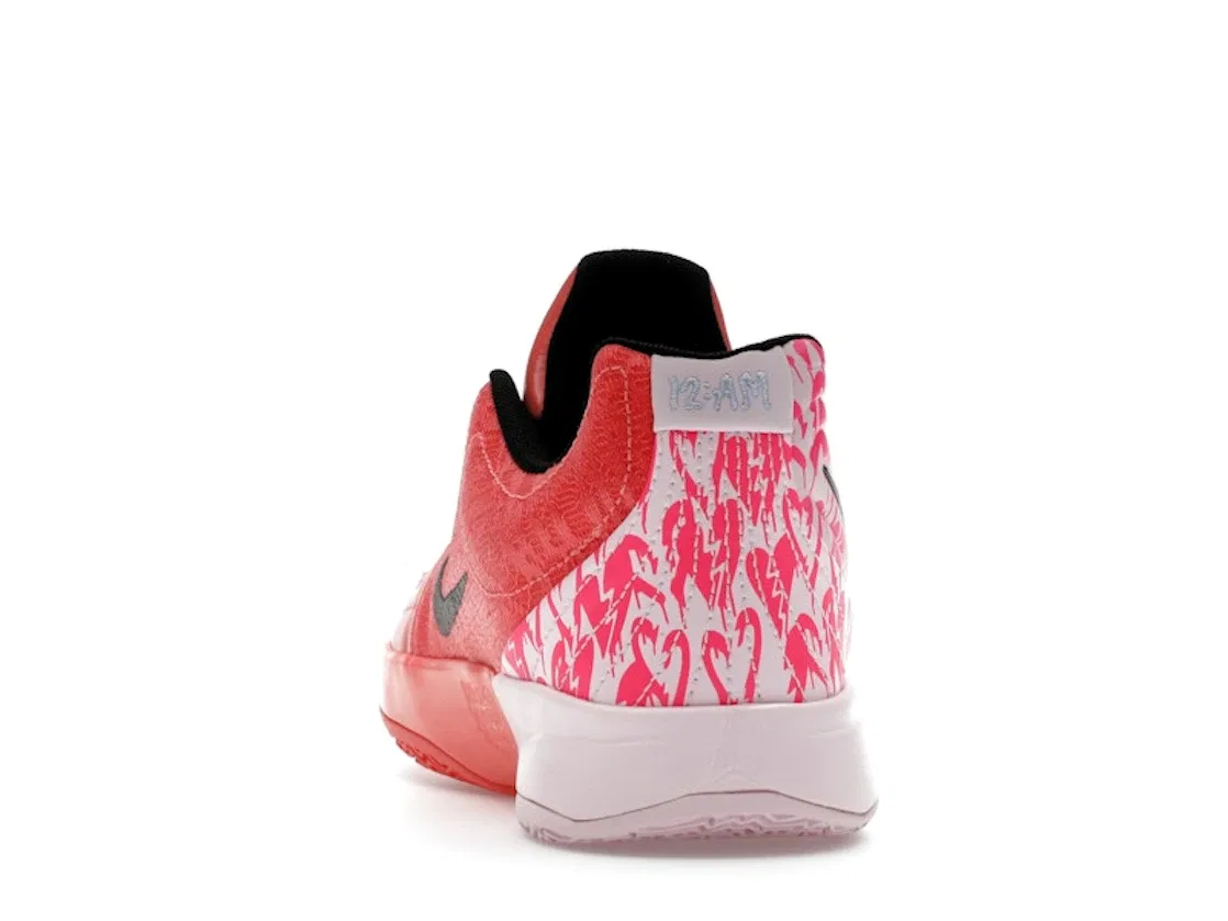 Детские кроссовки для баскетбола Nike Ja 2, Magic Ember/Iron Grey/Pink Foam/Deep Night/Black/Hyper Pink — фото 4