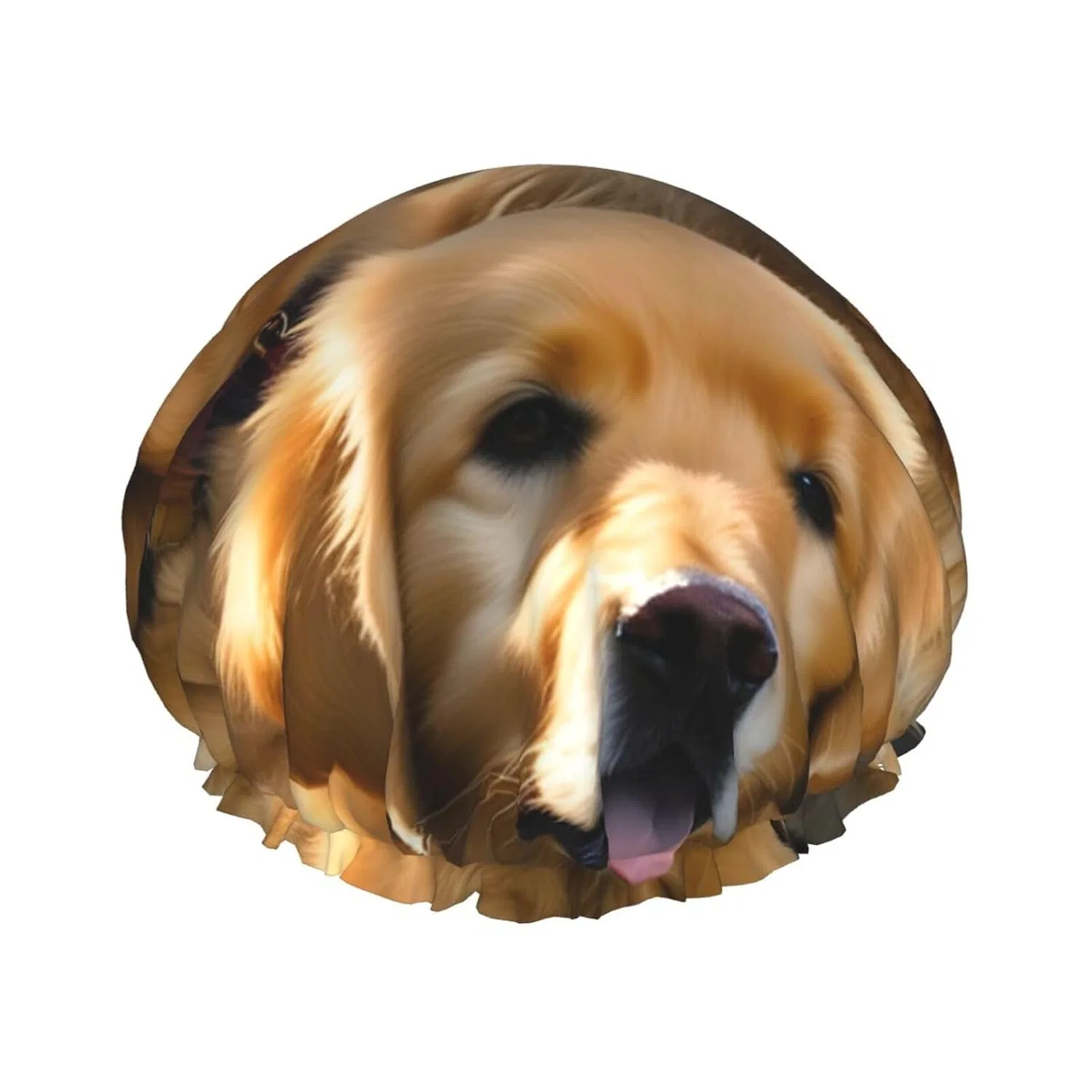 Двойная шапочка для душа с принтом Golden Retriever, JEJEA, 27 см