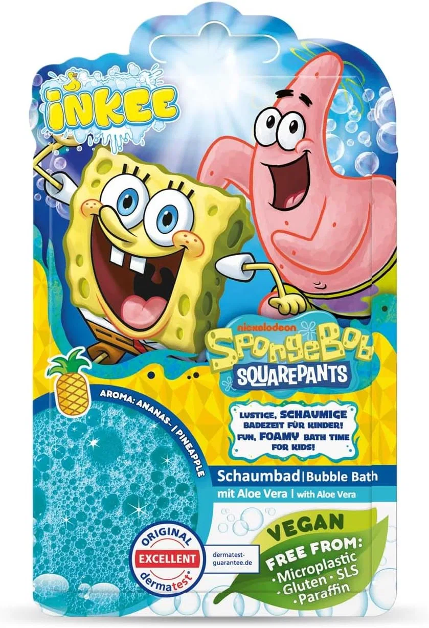 Жидкая губка для ванны Sponge Bob, INKEE, 40 г, Aquamarine