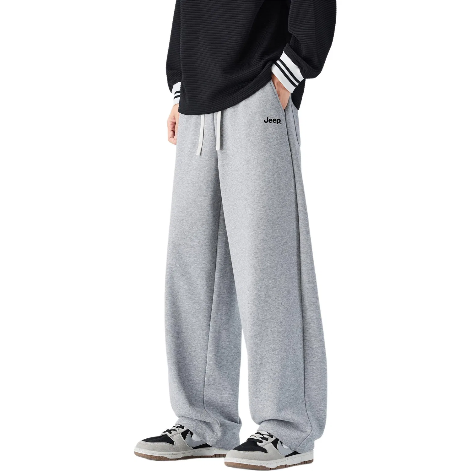Детские утепленные спортивные штаны на флисе Jeep, Apricot Pants — фото 3