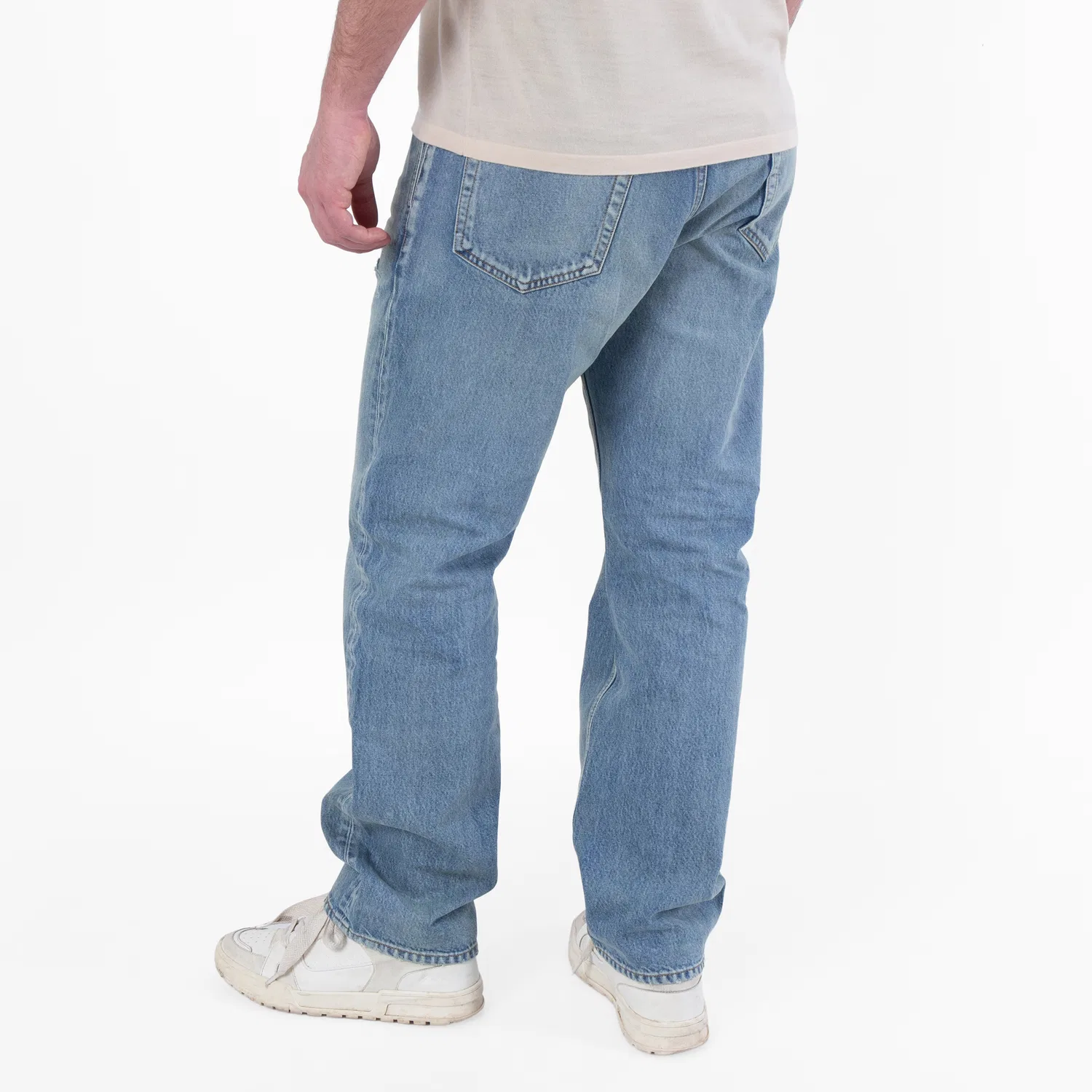 Джинсы свободного кроя Benjamin Blue Denim Baggy Jeans Saint Laurent, Benjamin Blue — фото 4