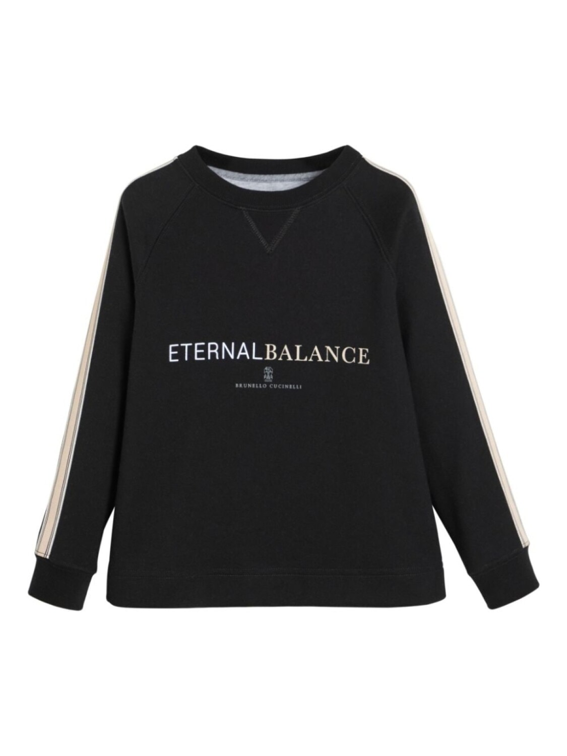 

Brunello Cucinelli Kids толстовка с логотипом, черный