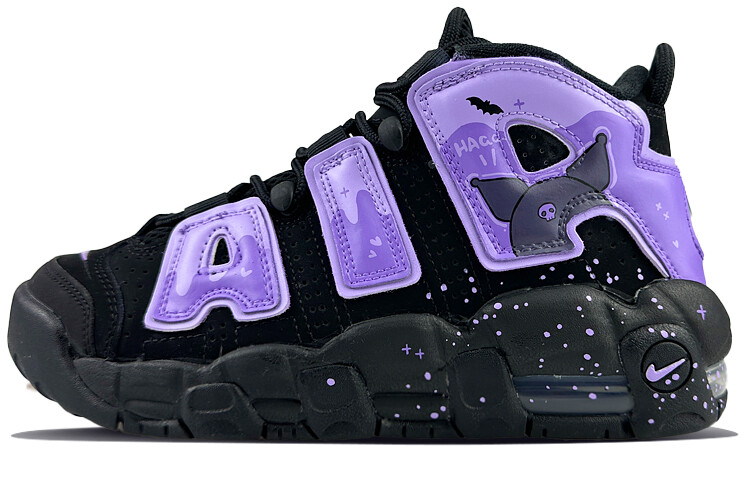 

Кроссовки Nike Air More Uptempo Vintage Basketball Shoes Women's High-Top Purple