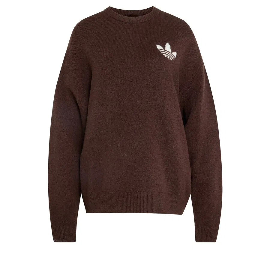 Свитер ADIDAS ORIGINALS коричневого цвета — фото 3