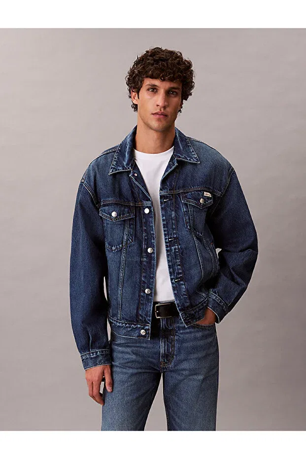Мужская куртка с принтом Calvin Klein, Horizon Blue
