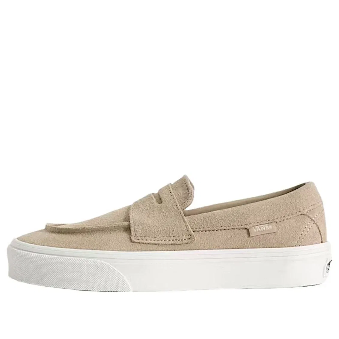 Детские кожаные лоферы Vans Skate Loafer, бежевый
