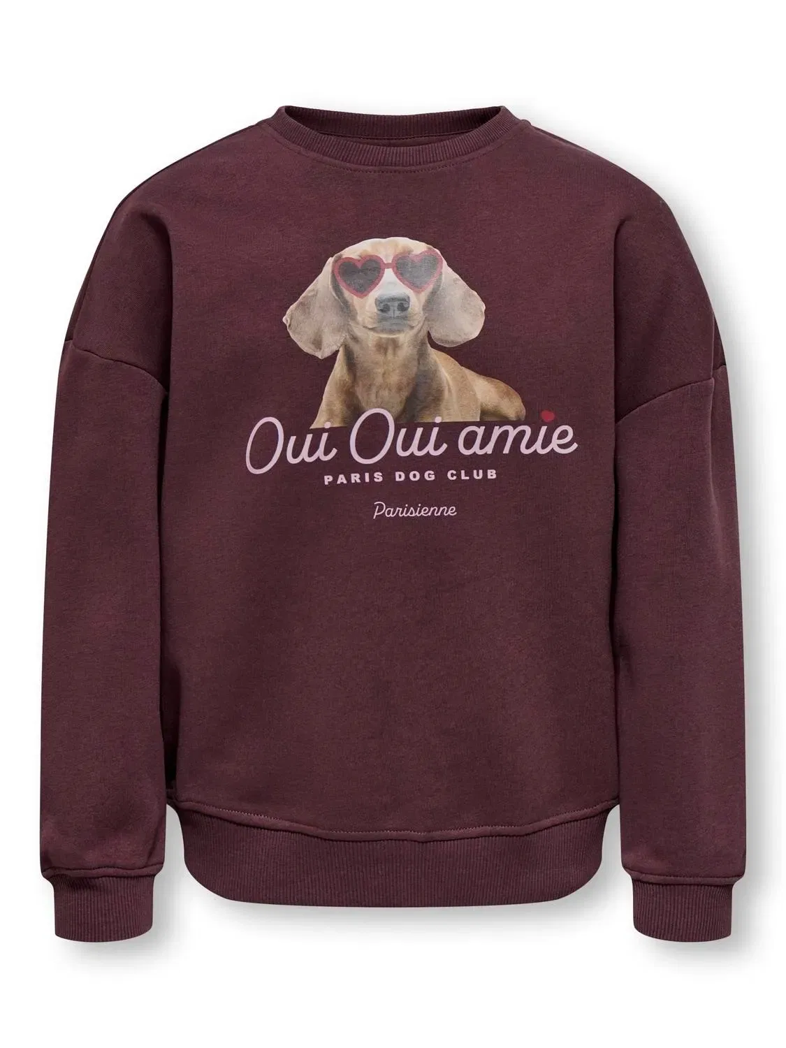 Свитшот с длинным рукавом с принтом медведя KOGBILA L/S OVZ BEAR Kids Only, коричневый