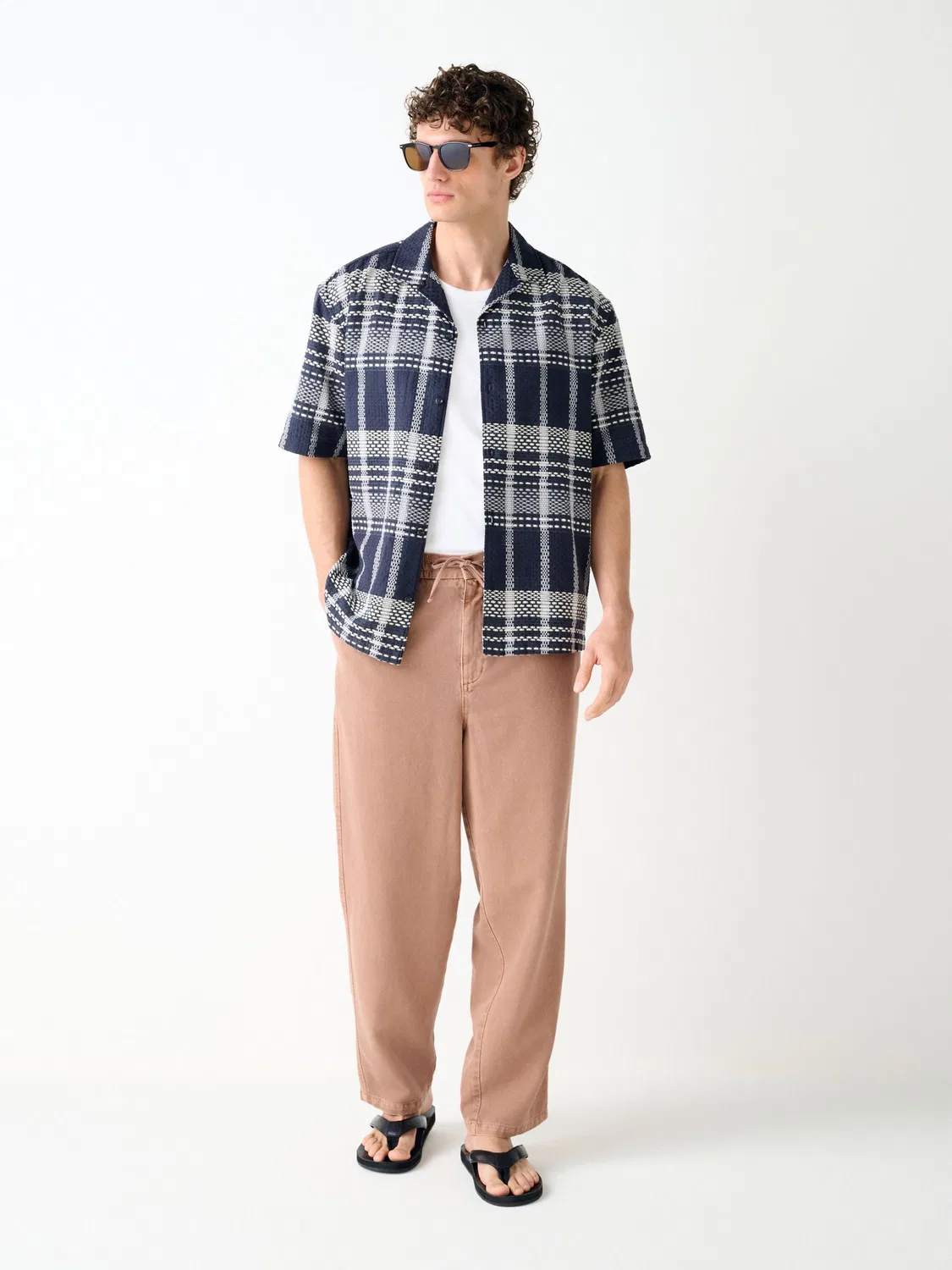 Брюки свободного кроя Authentic Washed Next, выгоревший оранжевый — фото 2