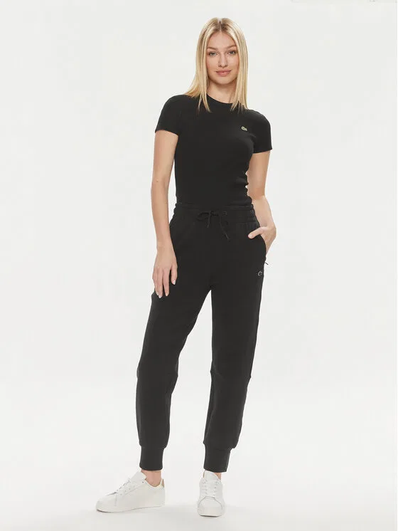 Футболка Lacoste, черная — фото 2