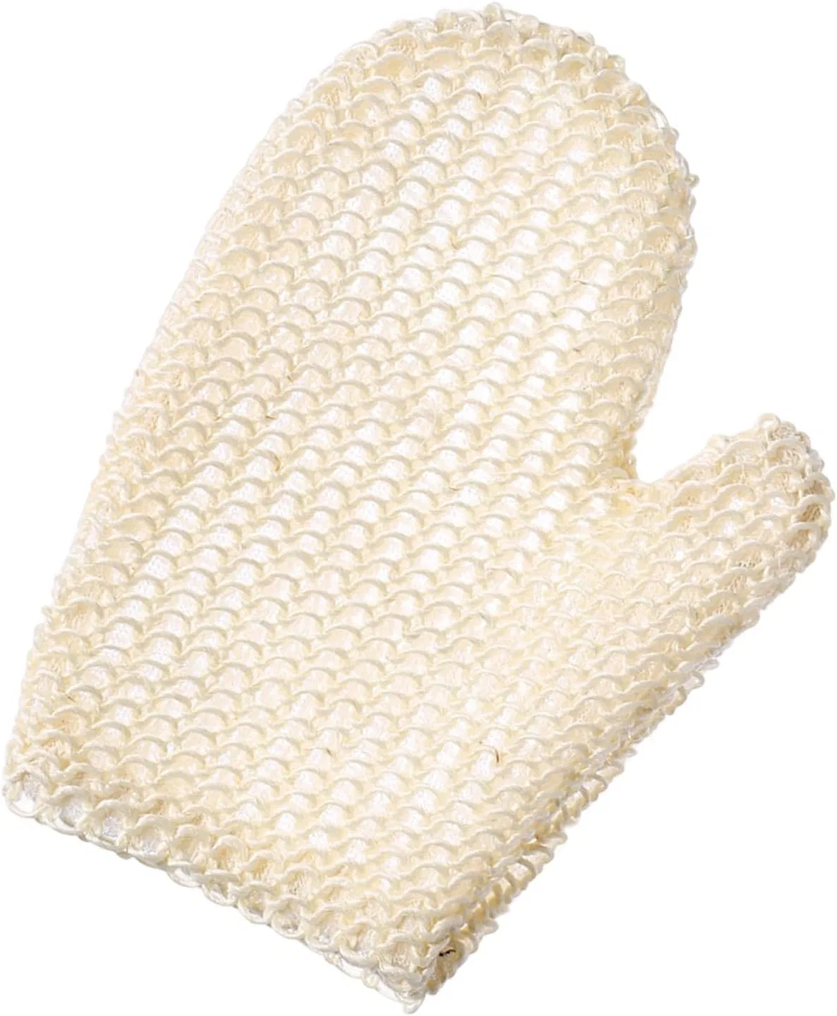 Generic Эксфолиирующие перчатки для ванны из натурального сизаля, 21x16 см