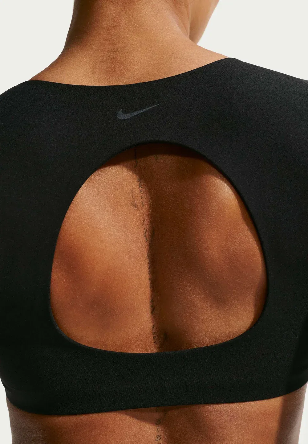 W nk df zenvy ls bra ls snl - топ с длинными рукавами Nike Performance, Black/Cool Grey — фото 3