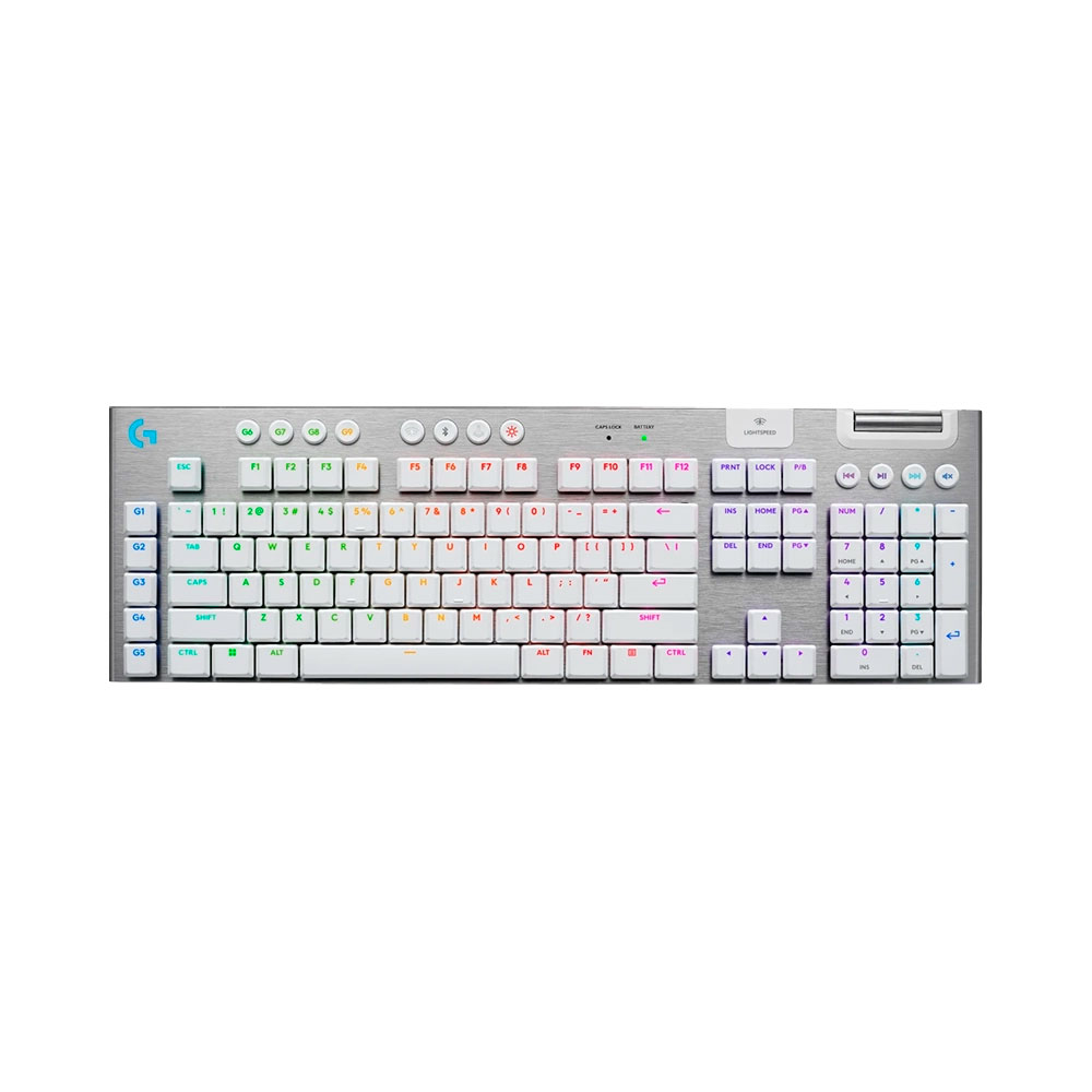 

Игровая клавиатура Logitech G915 X Lightspeed, Tactile, беспроводная, белый