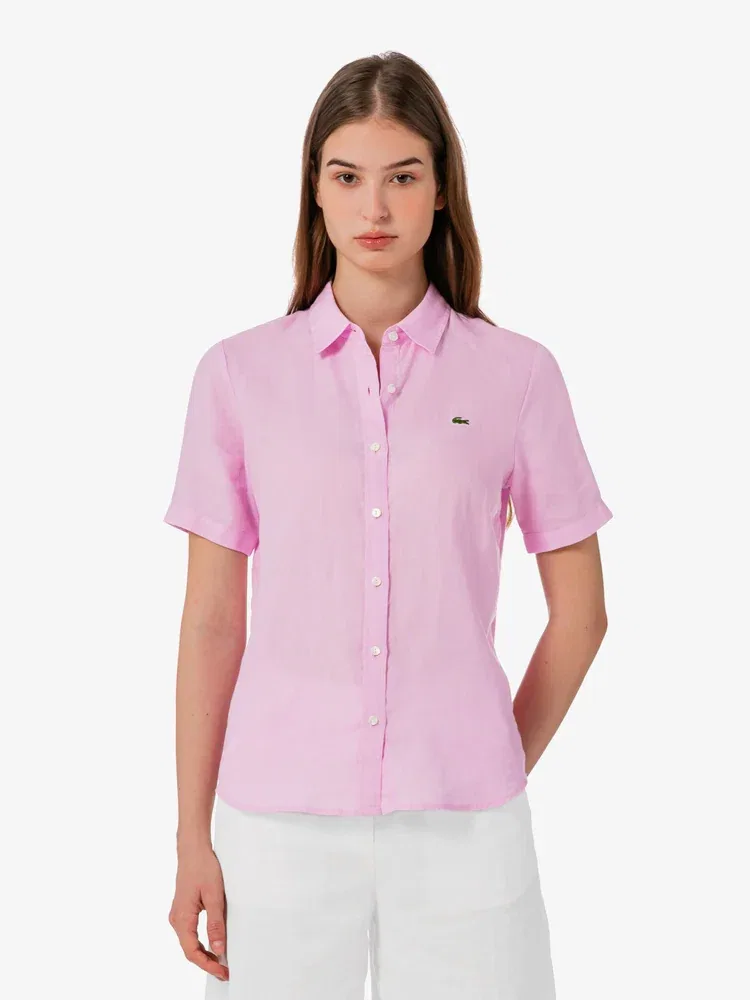 Блузка LACOSTE Regular Pink — фото 4