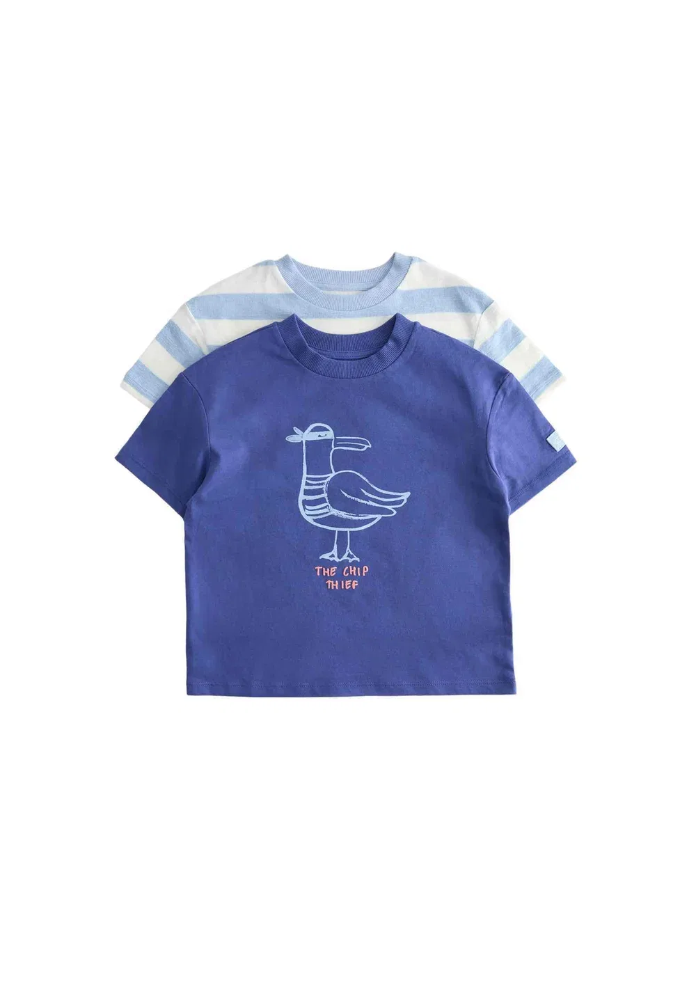 Комплект из 2 пижамных пижам с изображением чайки Marks & Spencer, Blue Mix — фото 2