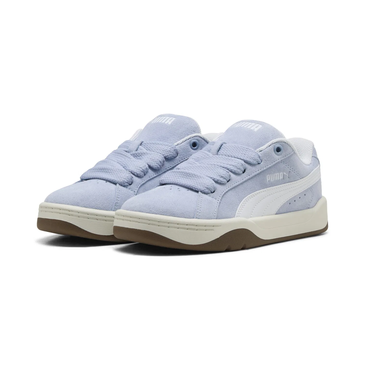 Детские кроссовки с шнурками Park Lifestyle PUMA, Snow Mountain Blue White