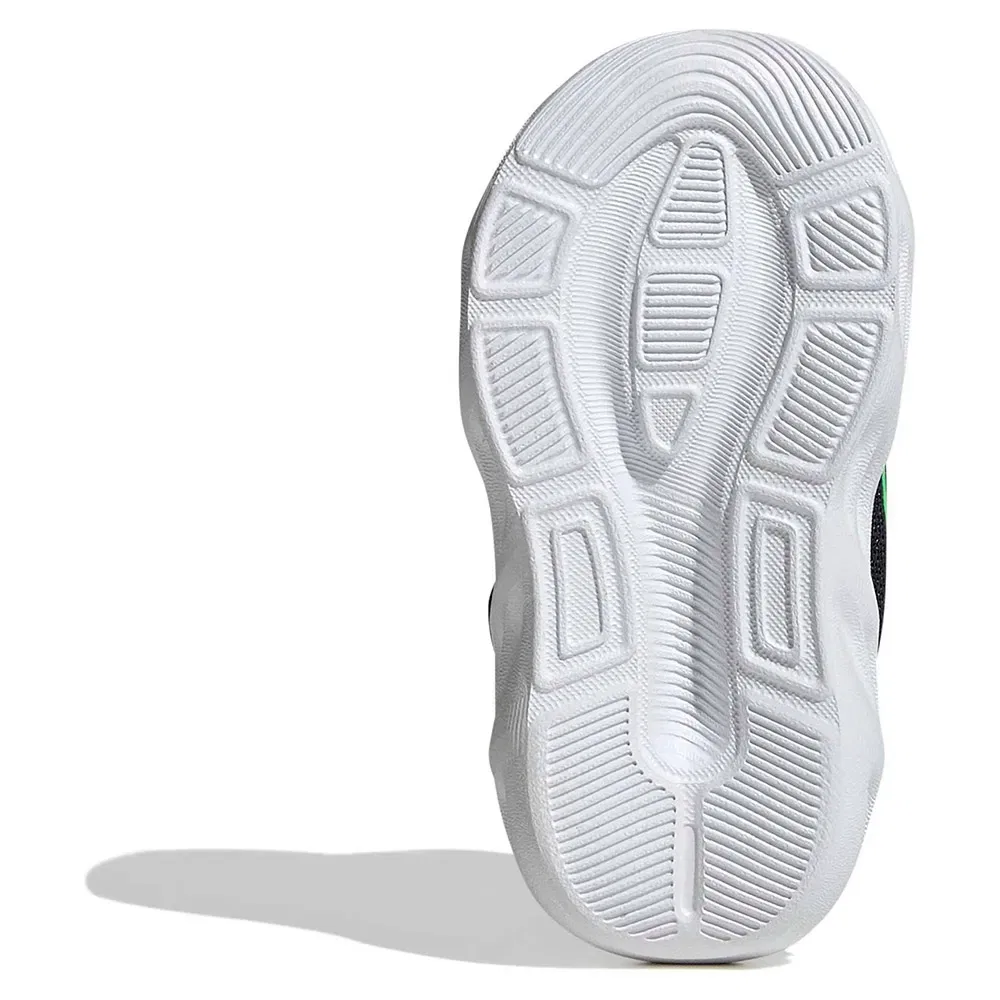 Детские кроссовки с закрытием на эластичных шнурках и липучке Adidas Galaxy 8, Grey — фото 3