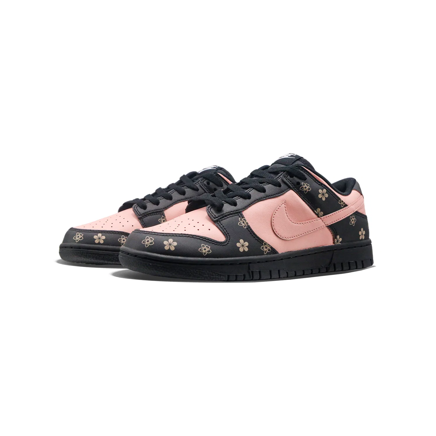 Детские кеды для скейтбординга Nike Dunk, Цвет Black Pink — фото 4