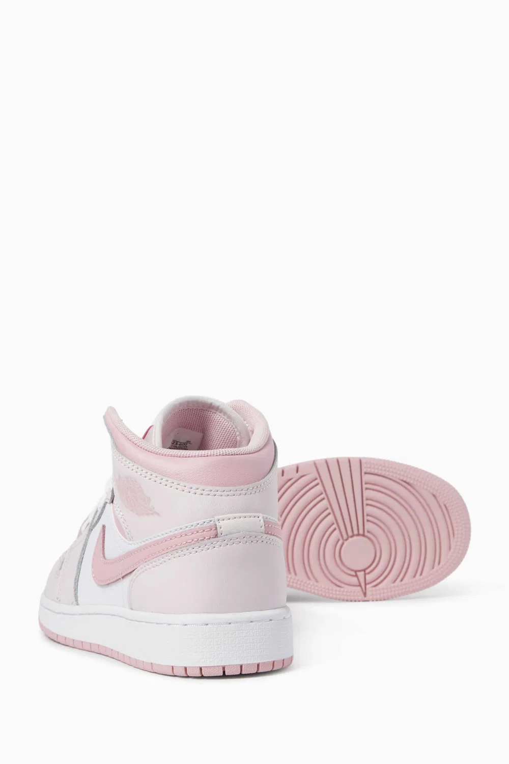 Кроссовки кожаные Air Jordan 1 Jordan, розовый — фото 3