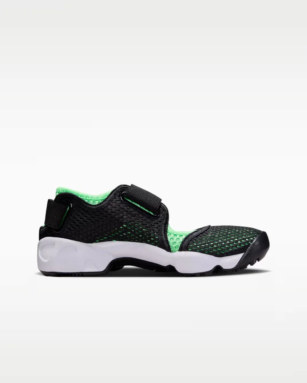 Кроссовки подростковые Nike Rift 2, черный/зеленый — фото 2