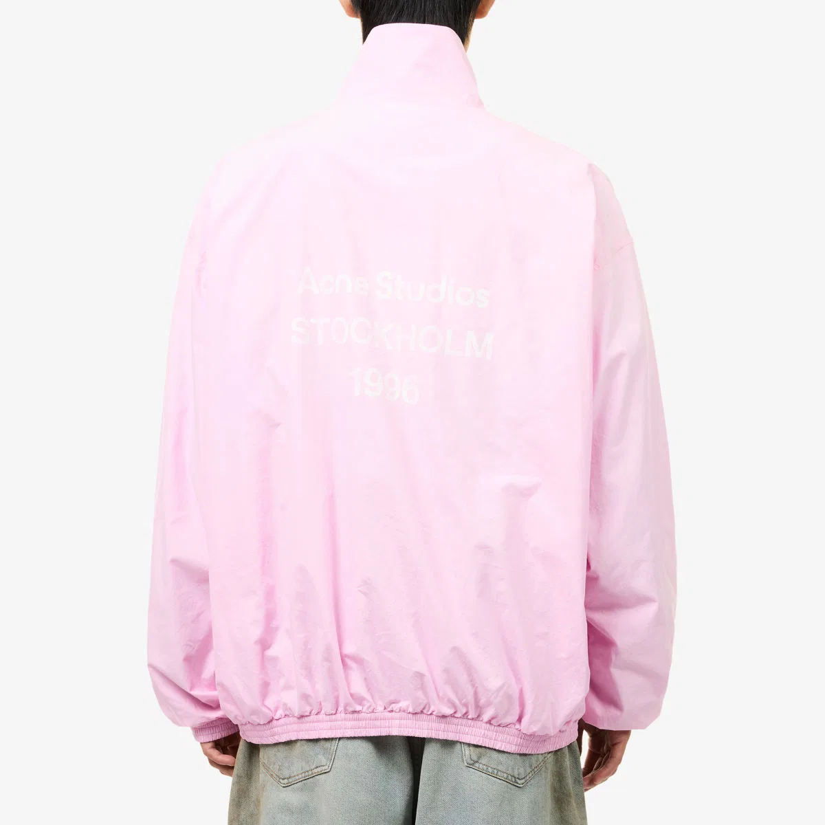 Хлопковая спортивная куртка с логотипом Olando Acne Studios, светло-розовый — фото 4