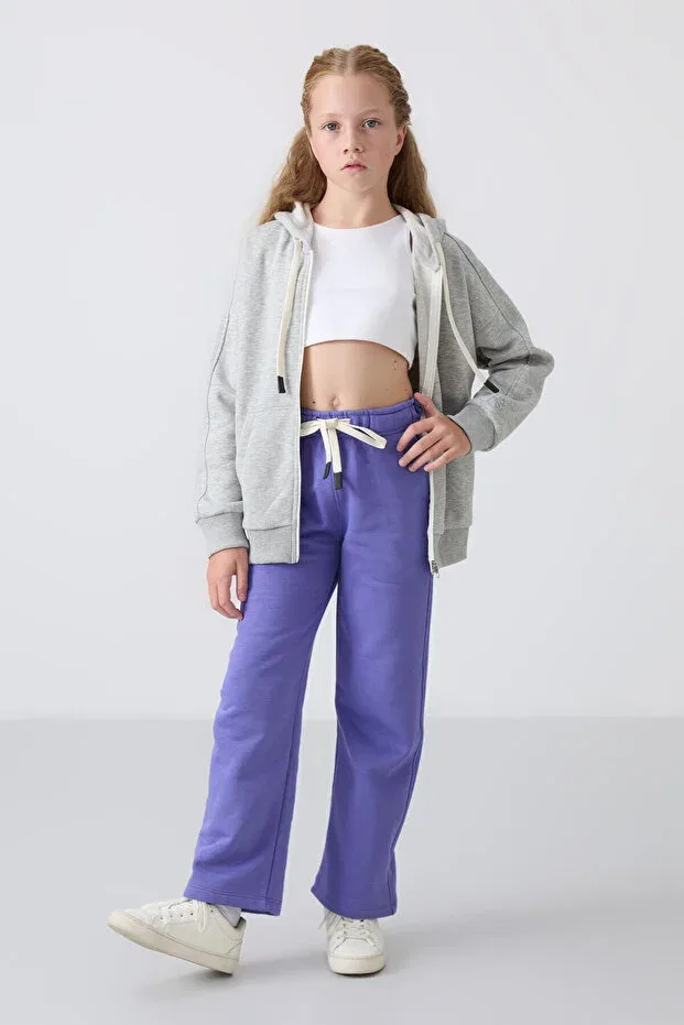 Детские спортивные штаны для девочек с вышивкой Tommy Life, Magenta
