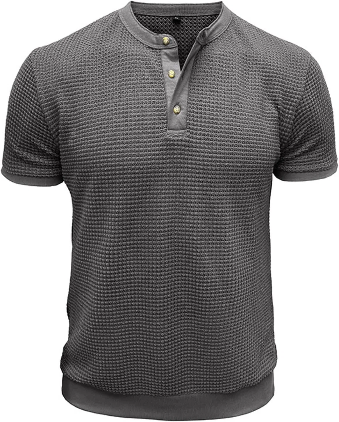 Мужская футболка с текстурой Athletic Tops, Gray — фото 4