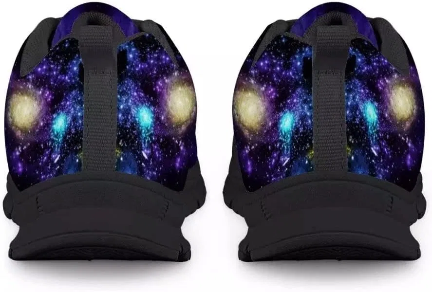 Детские кроссовки для девочек с принтом Galaxy PinUp Angel, Wolf Galaxy — фото 4