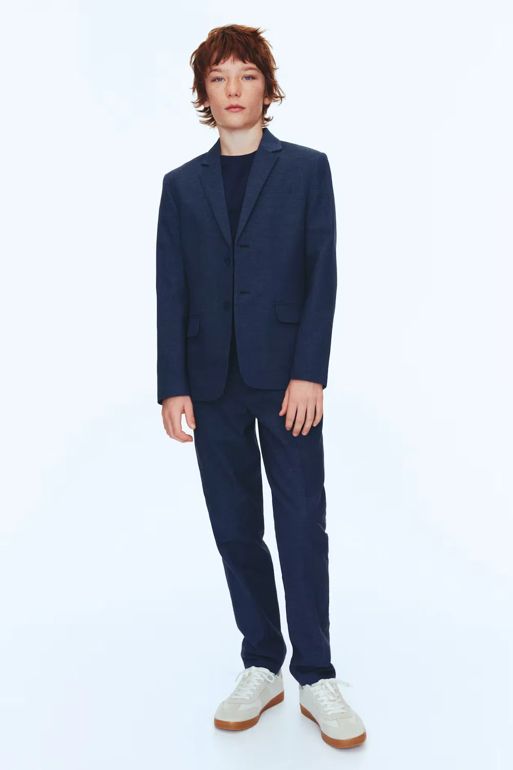 Костюм из смеси льна H&M, Marineblau