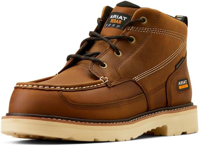 

Мужские ботинки ARIAT Rebar Lift Chukka с композитным носком, коричневый