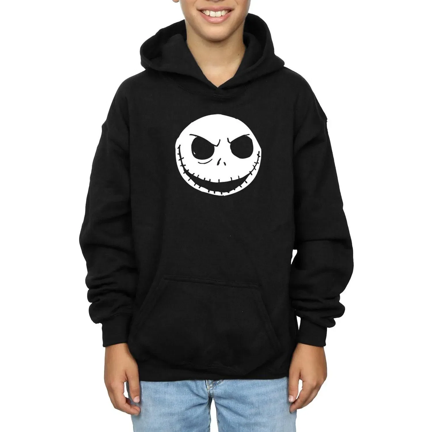 Худи с принтом Jack Skellington Disney, черный — фото 3