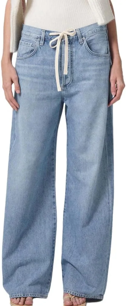 

Женские джинсы Wide Leg Mid Waist с Drawstring cffvdiz