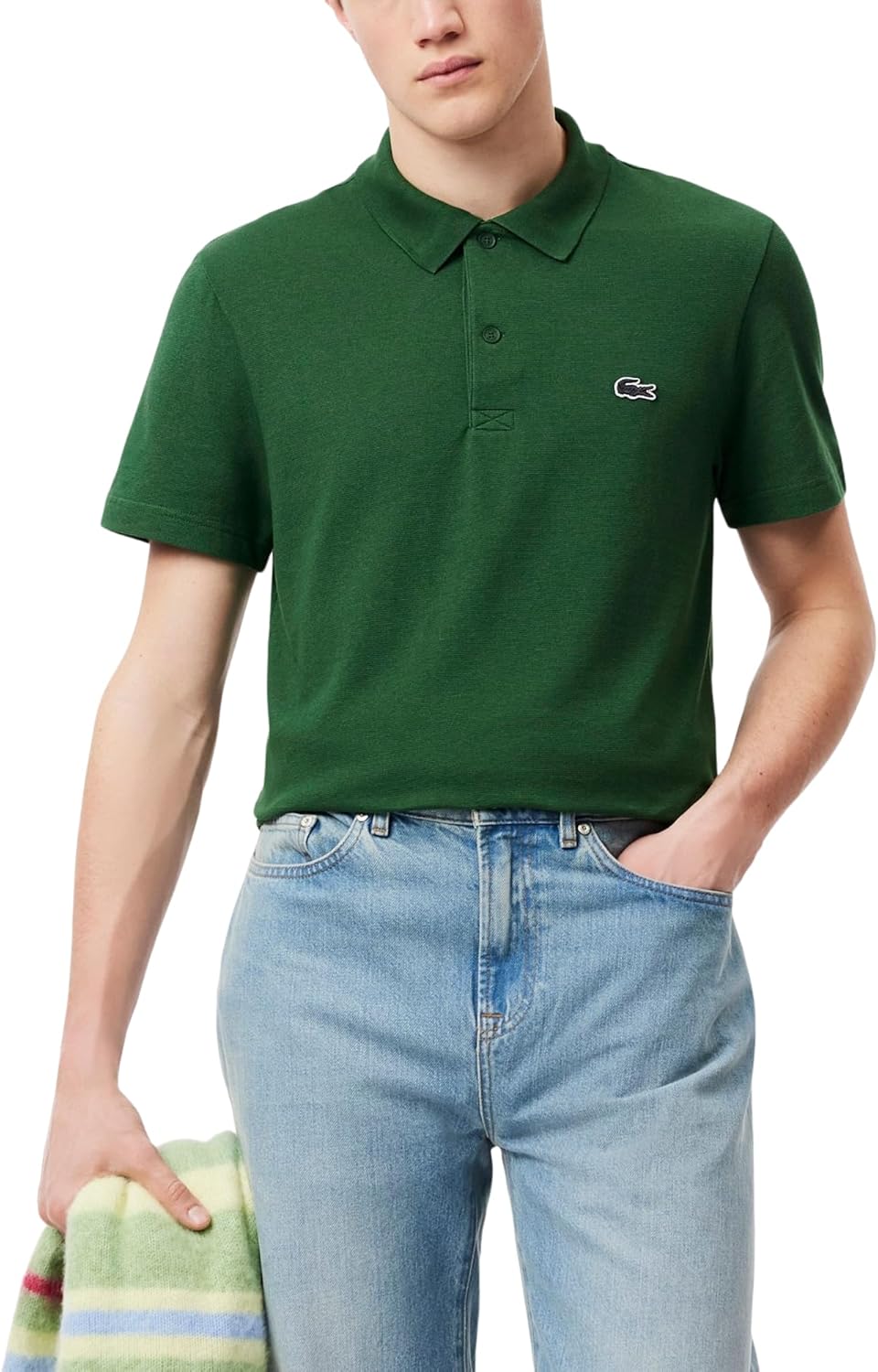 Поло Lacoste, мужское, хлопковый микс