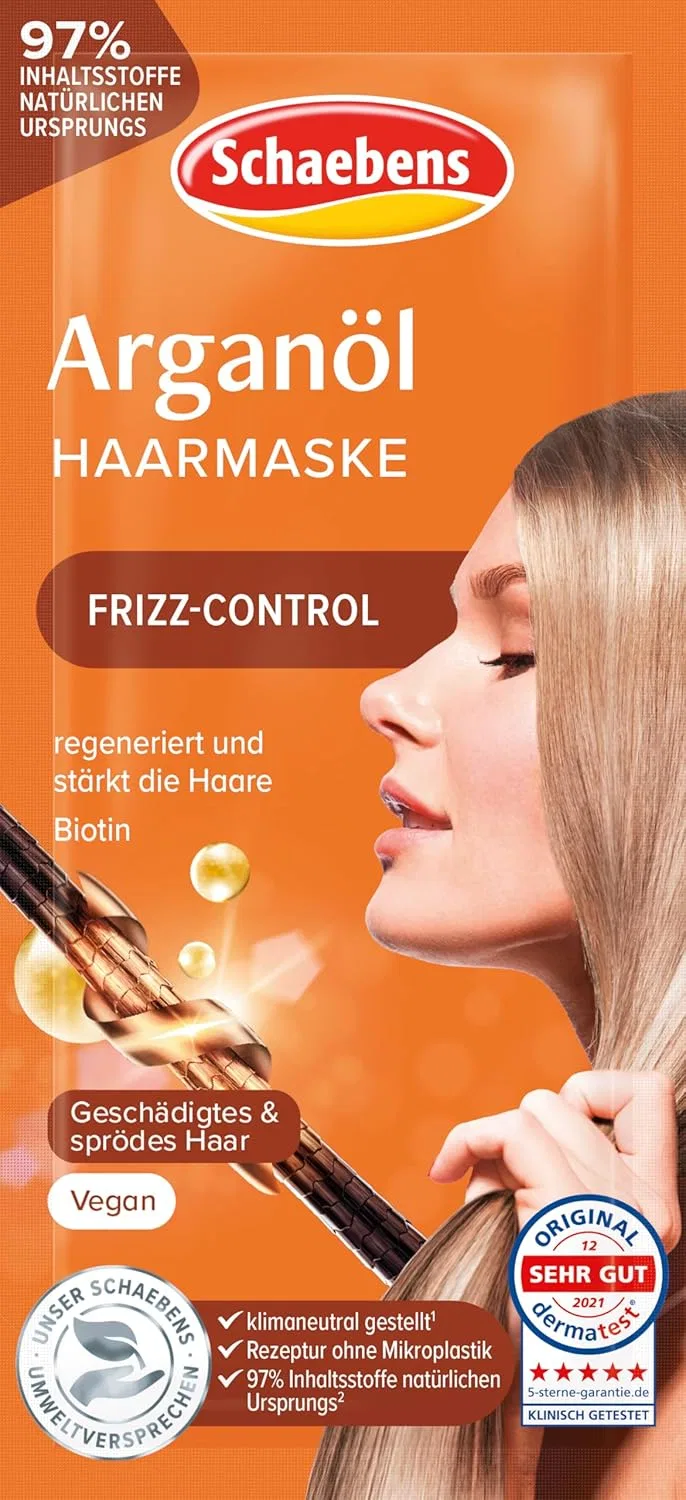 Маска для волос с аргановым маслом «Frizz-Control» от Schaebens Schaebens, White