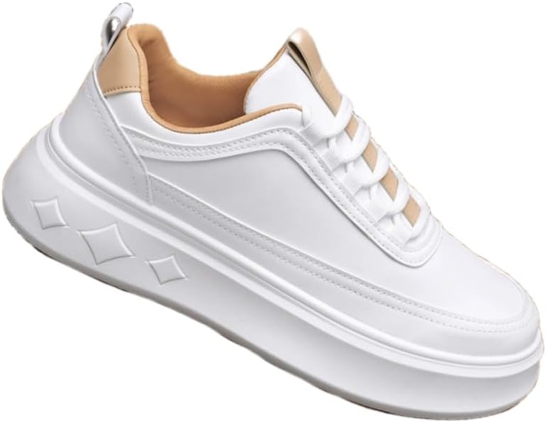 

Мужские спортивные кроссовки на толстой подошве с удобной шнуровкой, подходящие для активного отдыха на природе Hoalox, белый