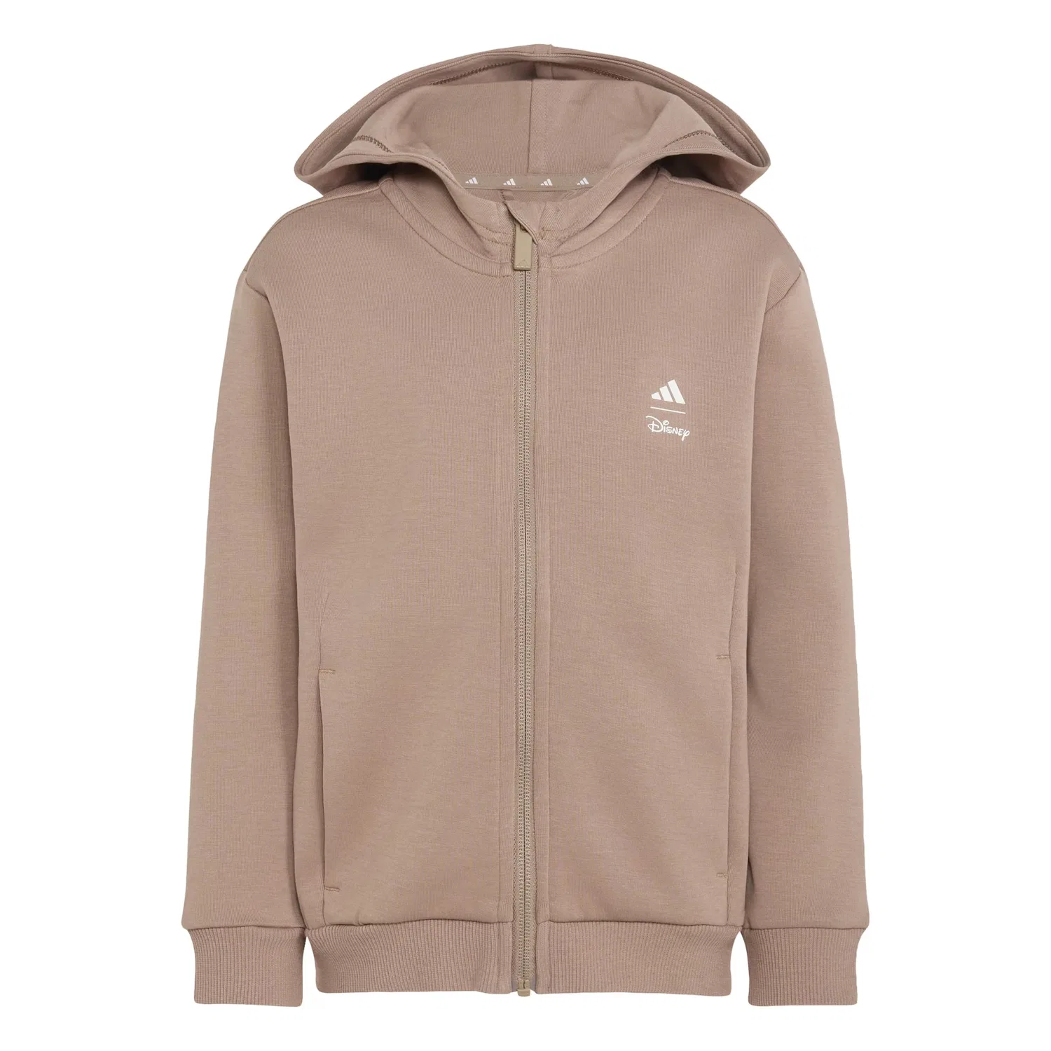 Спортивная толстовка на молнии Adidas Sportswear Adidas x Disney Micky Maus коричневого цвета