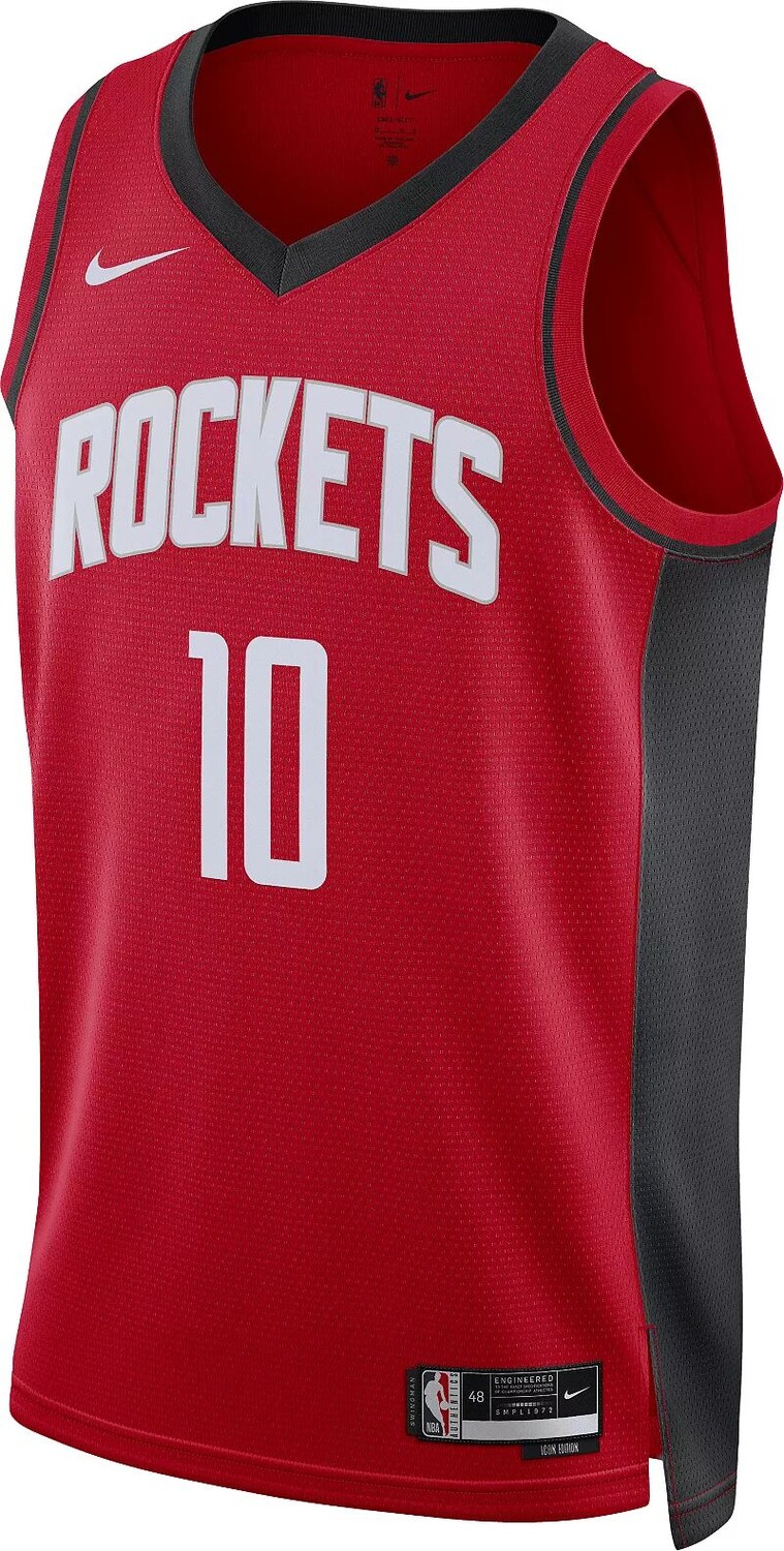Мужская красная майка Nike Houston Rockets Jabari Smith Jr. #1 Swingman — фото 2
