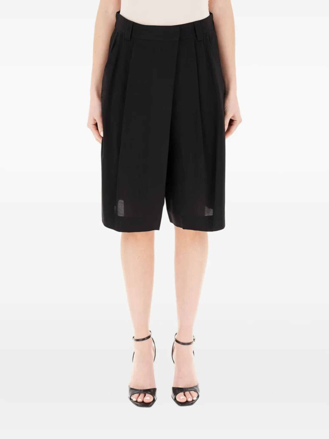 

Шорты со складками Marella, черный