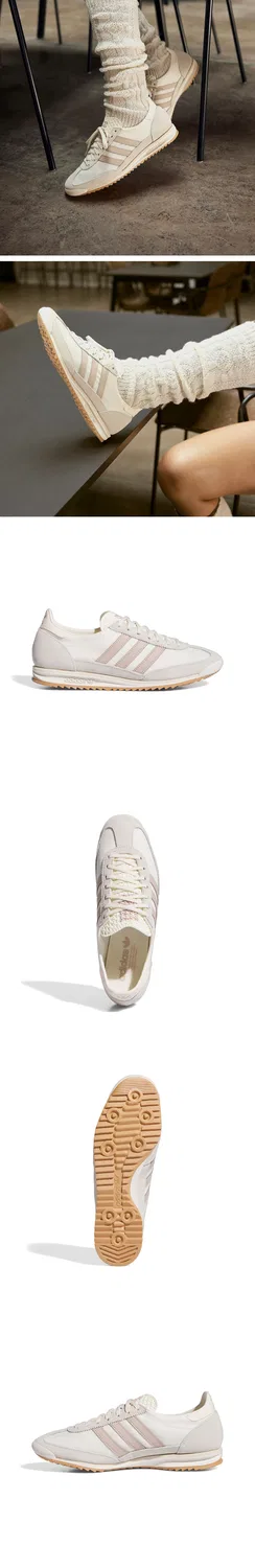 Мужские низкие кроссовки SL 72 OG белые от Adidas — фото 4