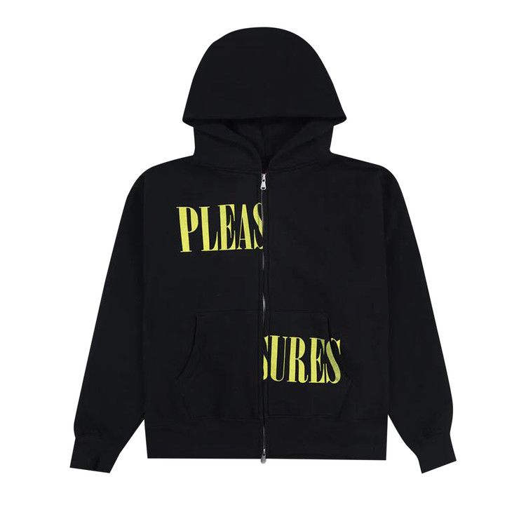 

Худи Pleasures Split Zip Hoodie, Black